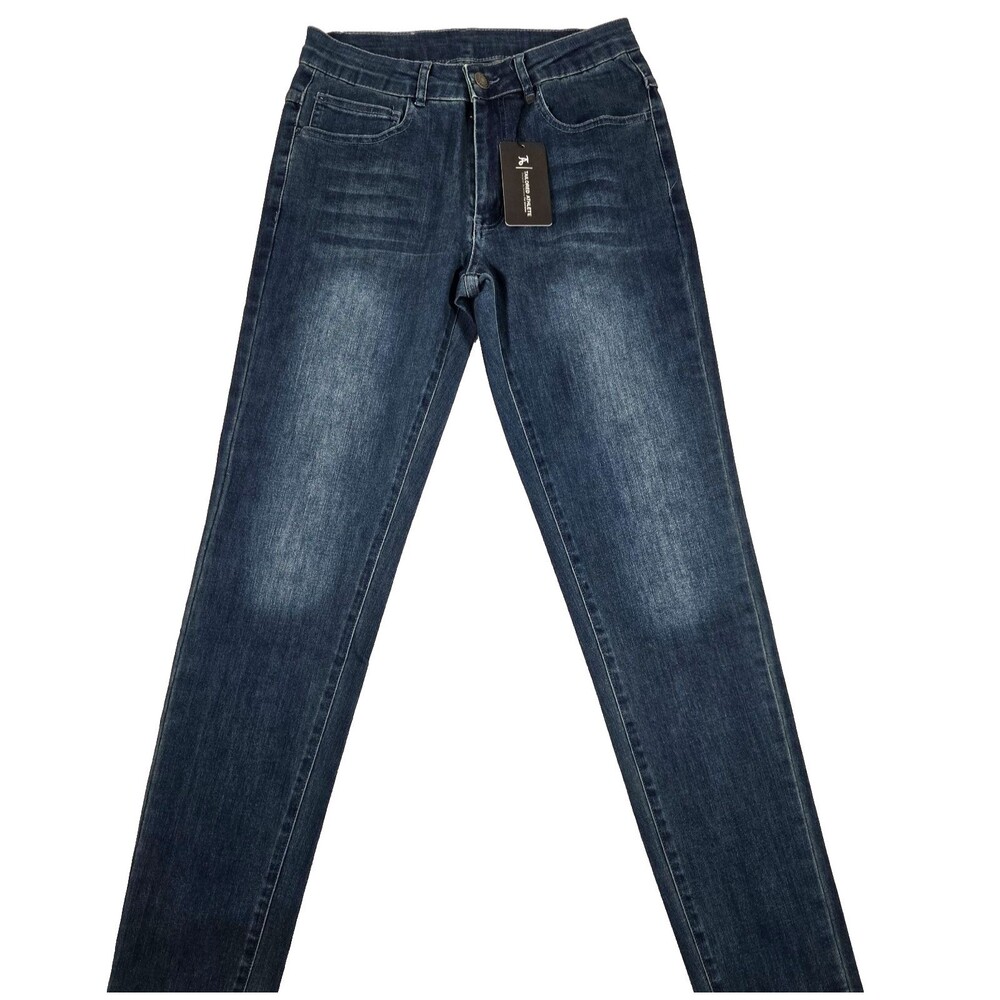 Tailored Athlete Jeans Men's 32x32 Dark Wash Tapered Distressed Slim New